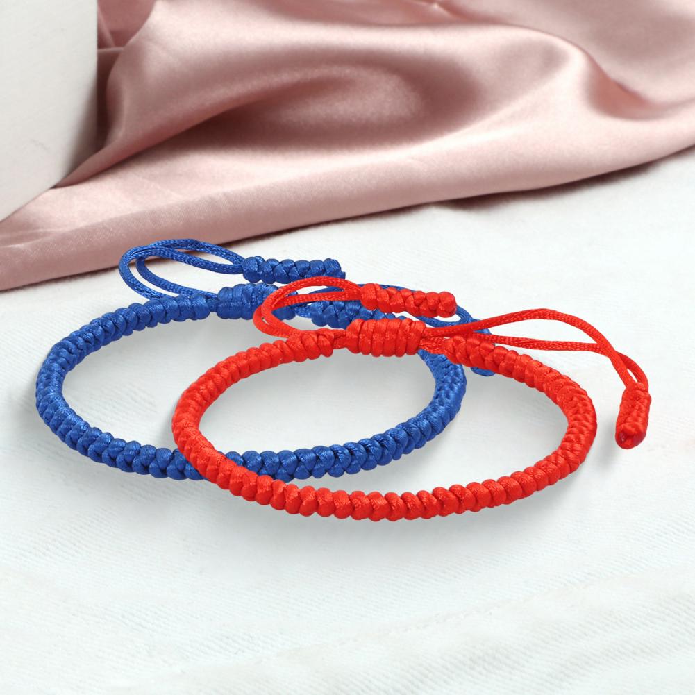 Ethnic Fashion Meaning - Handgeweven armband Verstelbare handgemaakte gevlochten polsbandjeset