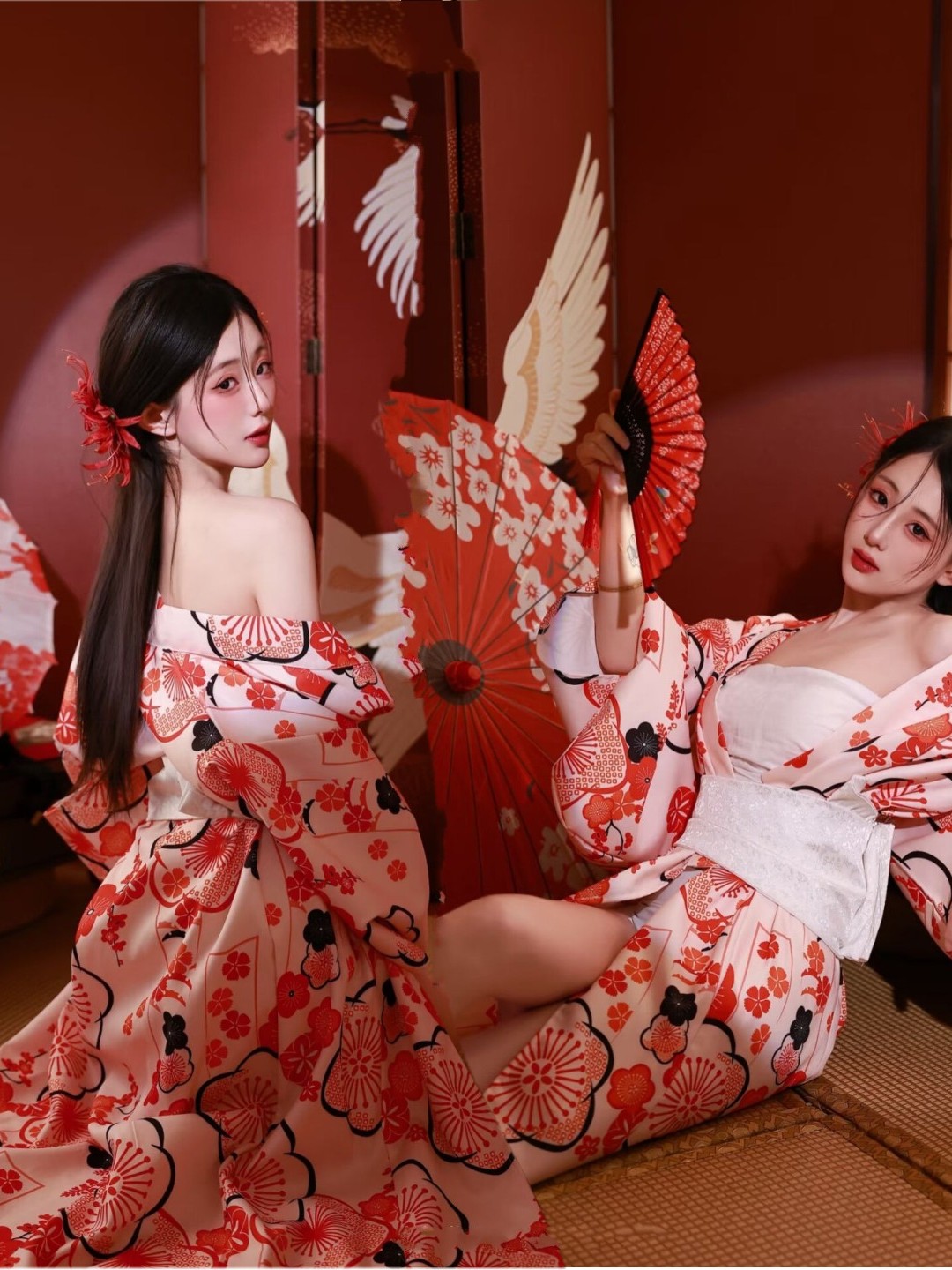 Ethnic Fashion Shoot - Traditionele fotografie, badjasjurk in Japanse stijl,