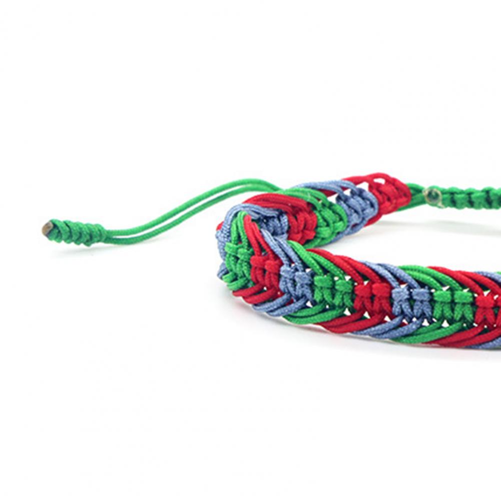 Ethnic Fashion Meaning - Ondersteunend accessoire, handgemaakt gevlochten armband, verstelbare