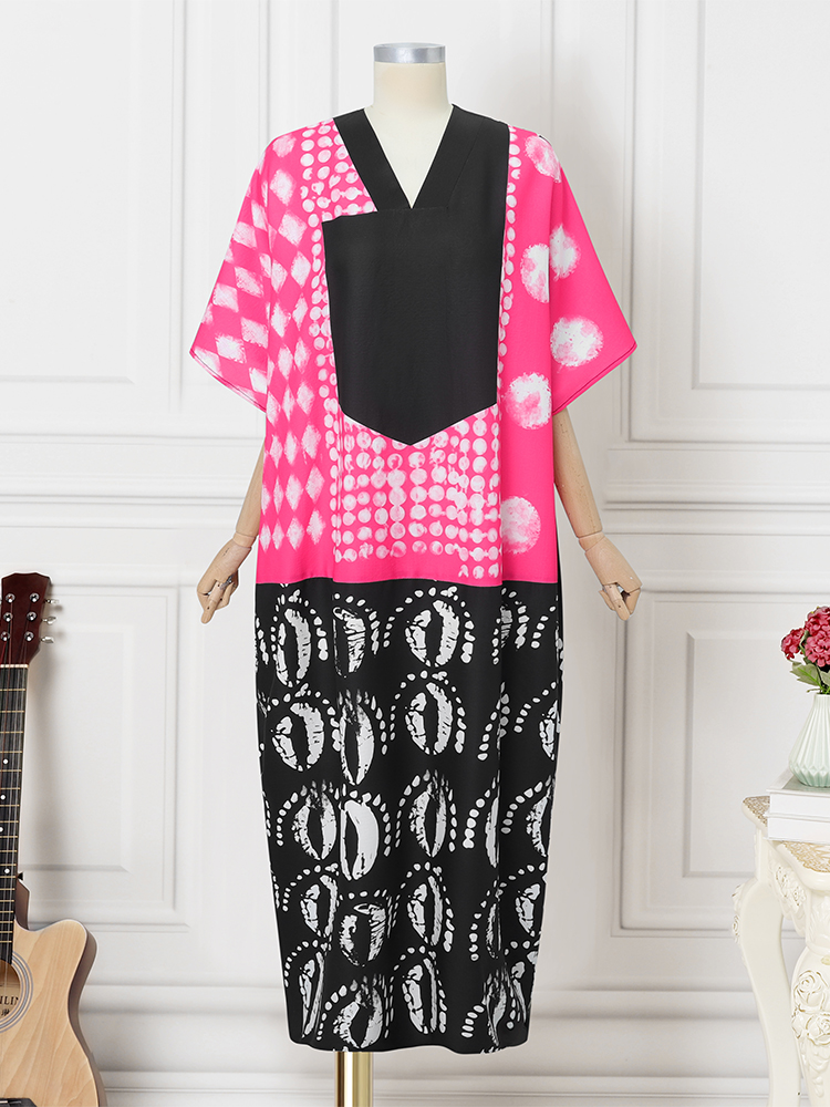 Plus Size 5XL VONDA Vintage Ma - Ethnic Gown recensie en prijs