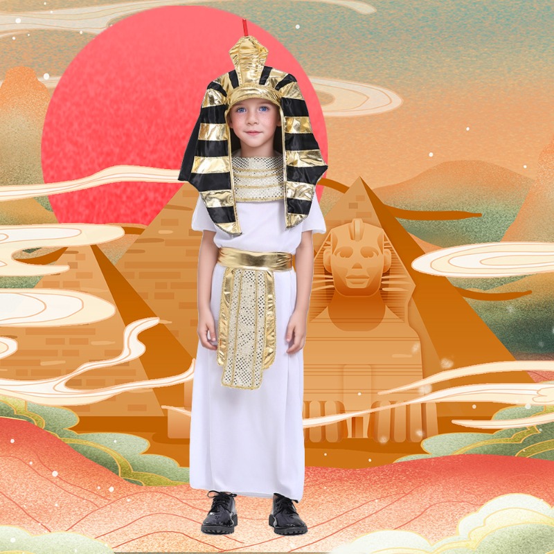 Egyptische farao-koningkostuum - Ethnic Gown recensie en prijs