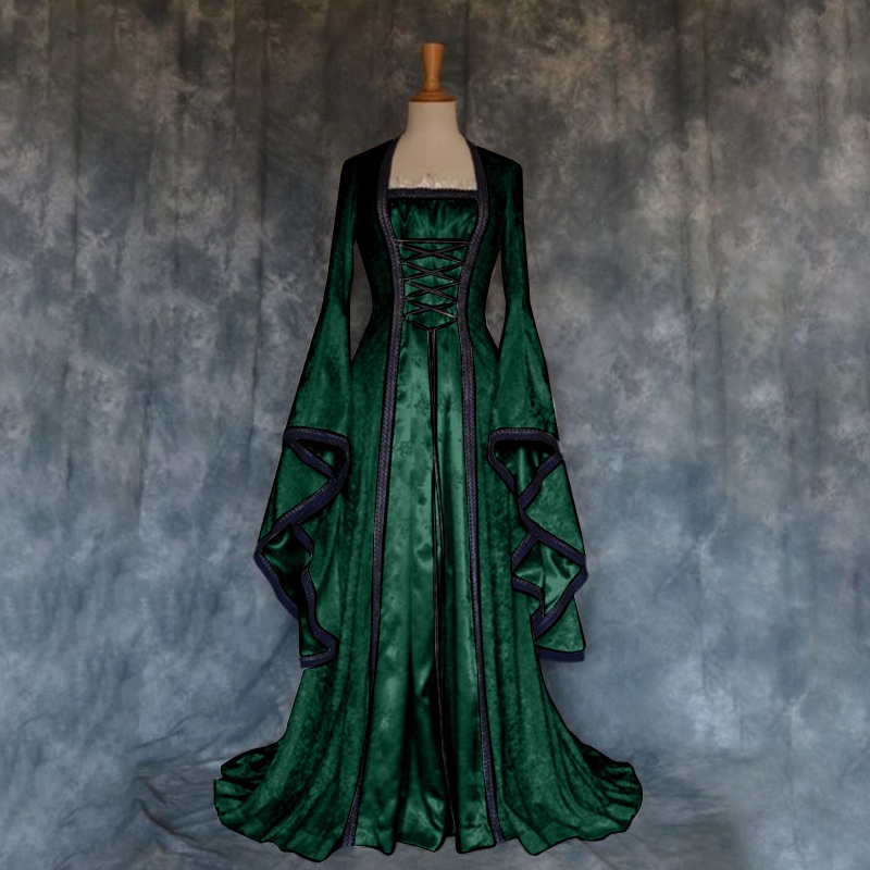 Retro Middeleeuwse Hofjurk Dam - Ethnic Gown recensie en prijs