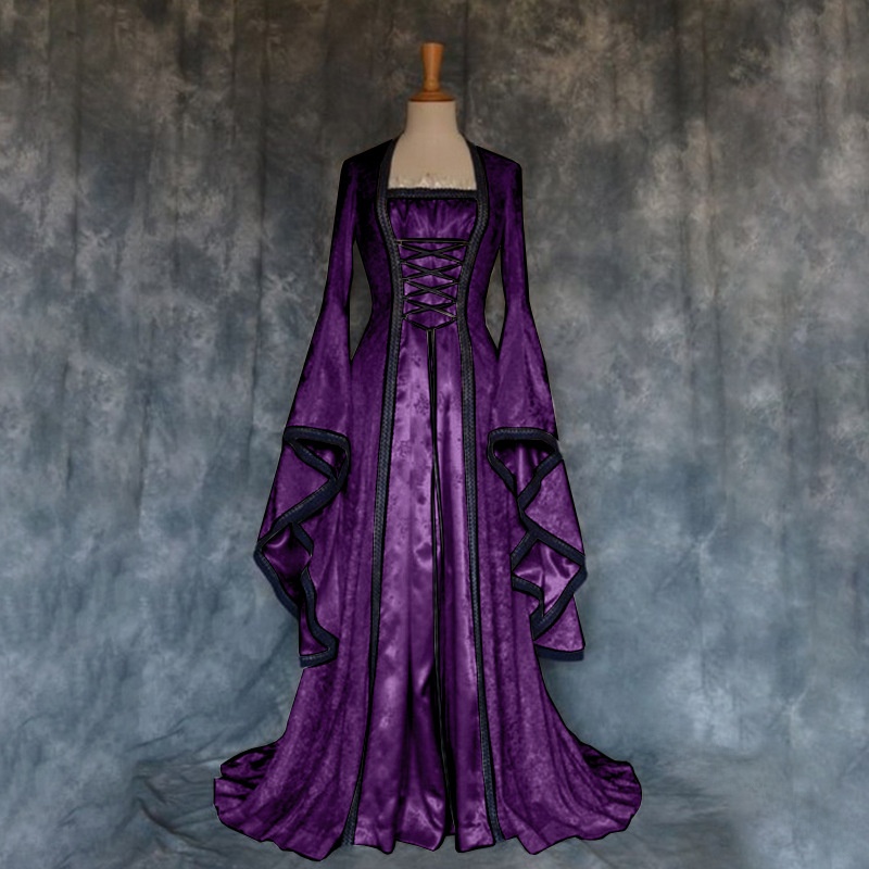 Retro Middeleeuwse Hofjurk Dam - Ethnic Gown recensie en prijs