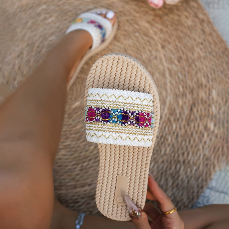 Damesslippers Outdoor Platte D - Ethnic Fashion Designers recensie en prijs
