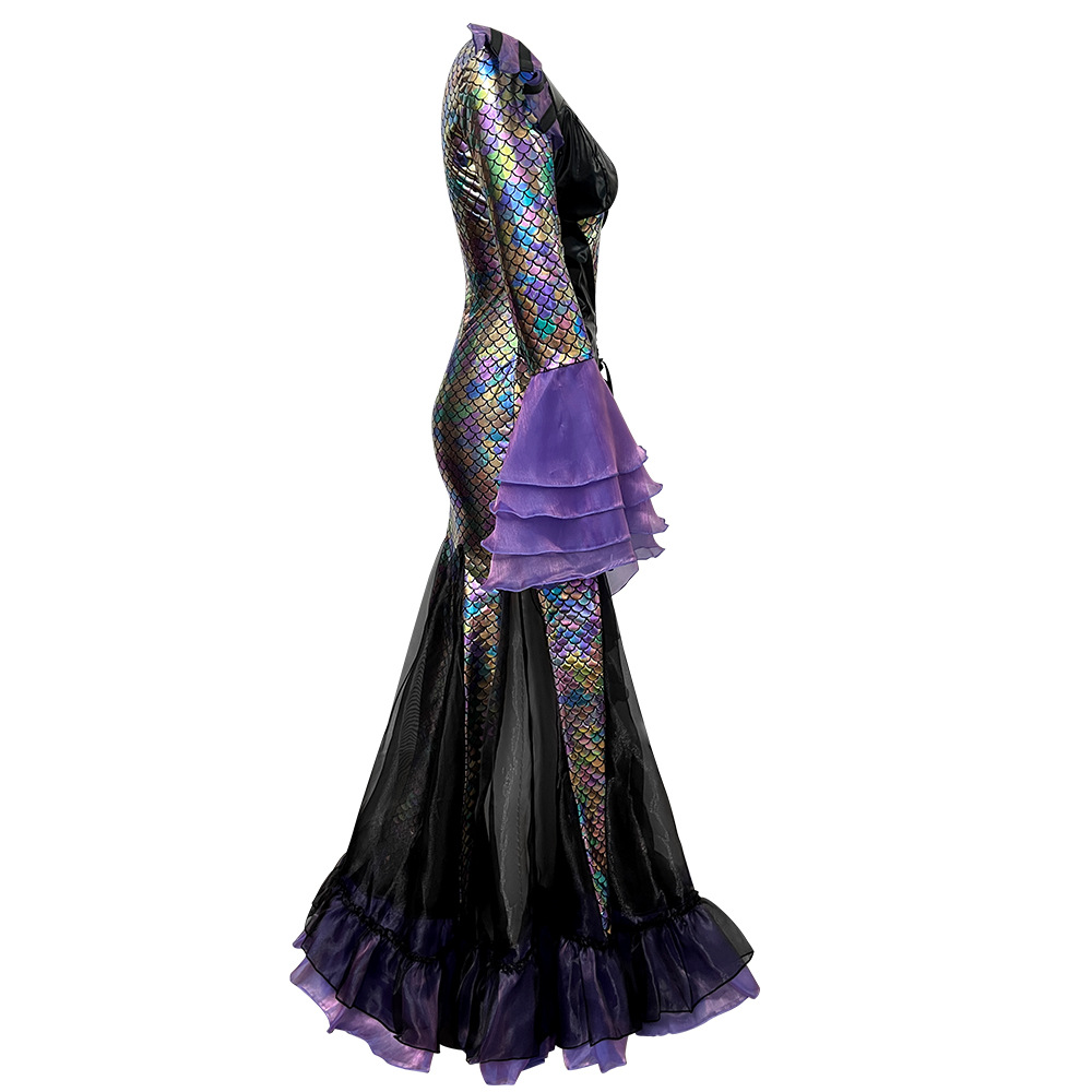 Donkere zeemeermin lange jurk  - Ethnic Gown recensie en prijs